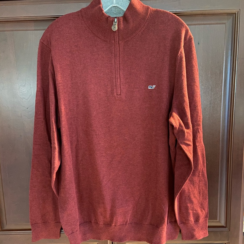 Men's red Vineyard Vines pullover
